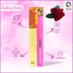 Orgoveda 100% Natural Luxury Fragrance Rose Incense Sticks – Pack of 50 sticks - Image 3