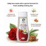 Rice Water, Rose, Almond & Aloe Vera Facewash 200ml - Image 5