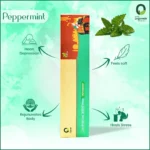 Orgoveda 100% Natural Luxury Fragrance Peppermint Incense Sticks – Pack of 50 sticks - Image 2