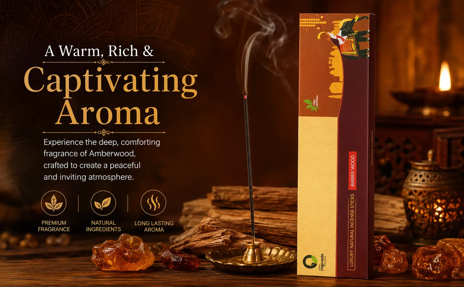 Amberwood Agarbatti Incense Sticks