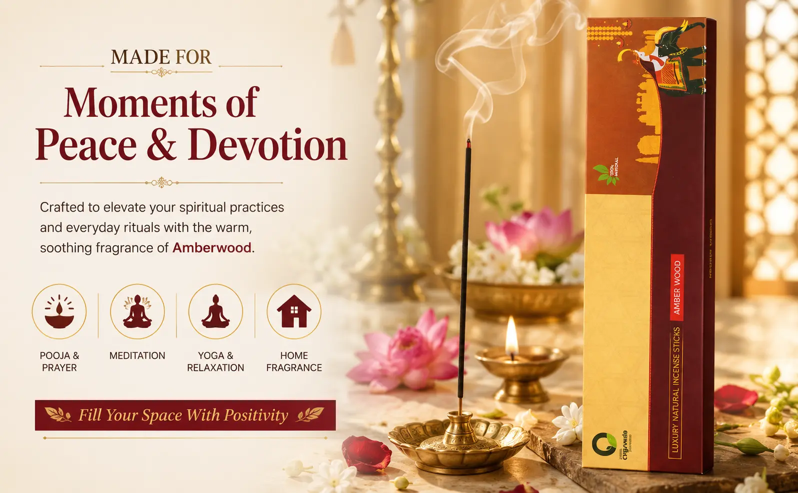 Amberwood Agarbatti Incense Sticks