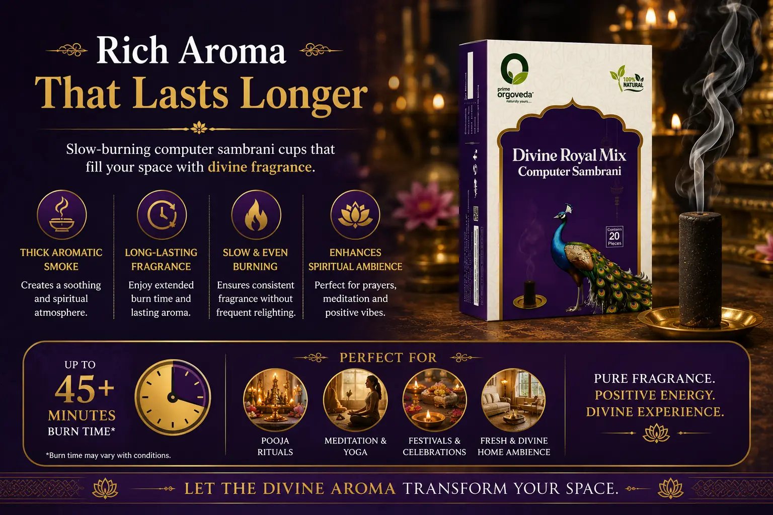 Divine Royal Mix Computer Sambrani