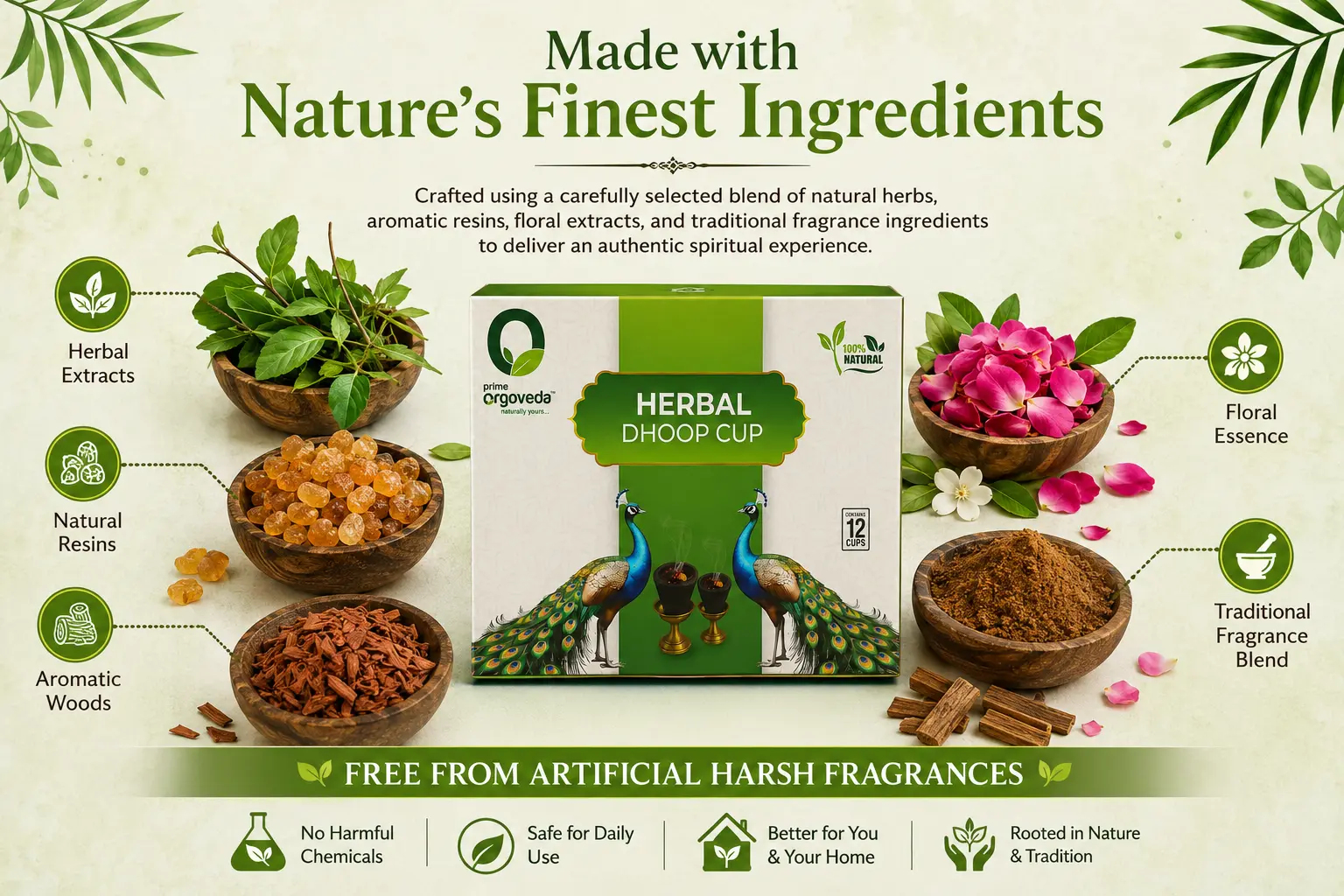 Herbal Dhoop Cups