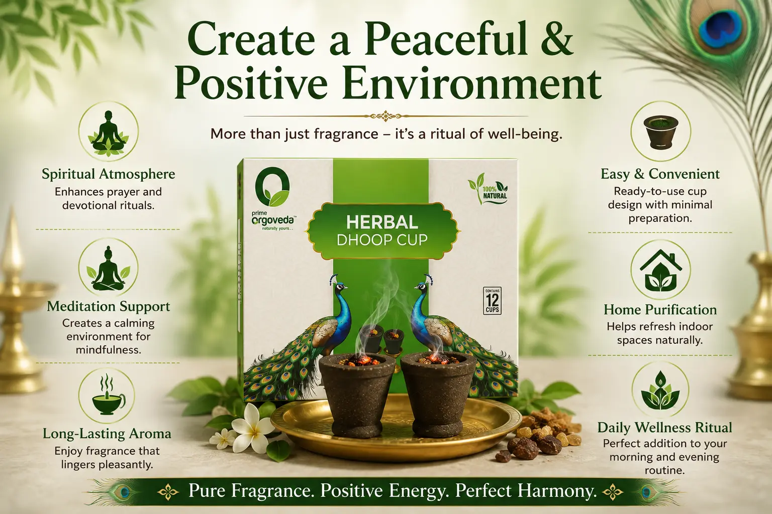 Herbal Dhoop Cups