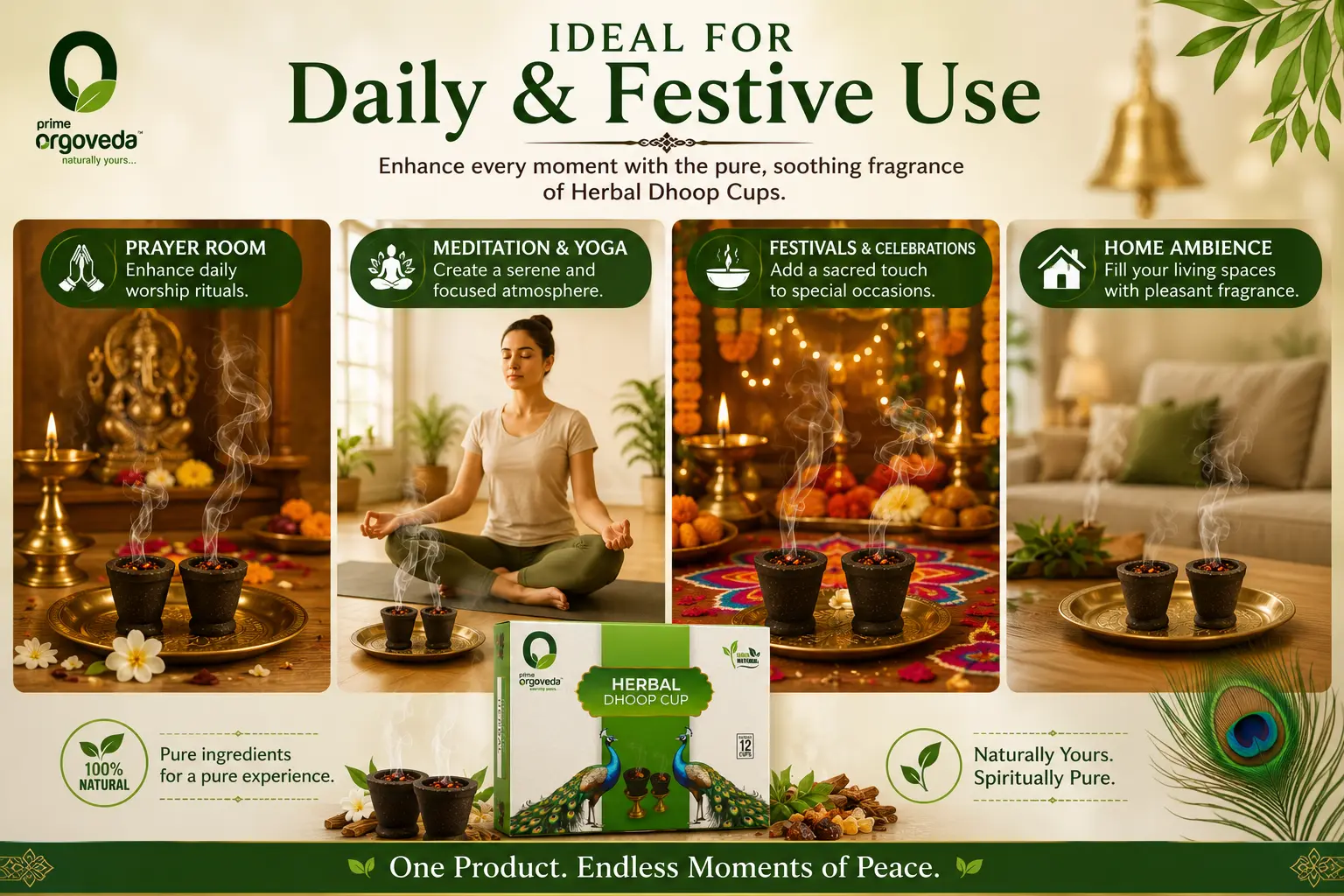 Herbal Dhoop Cups