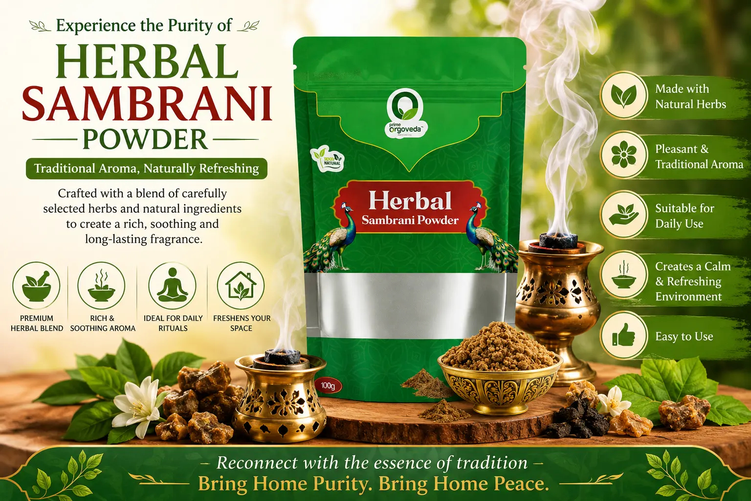 Herbal Sambrani Powder