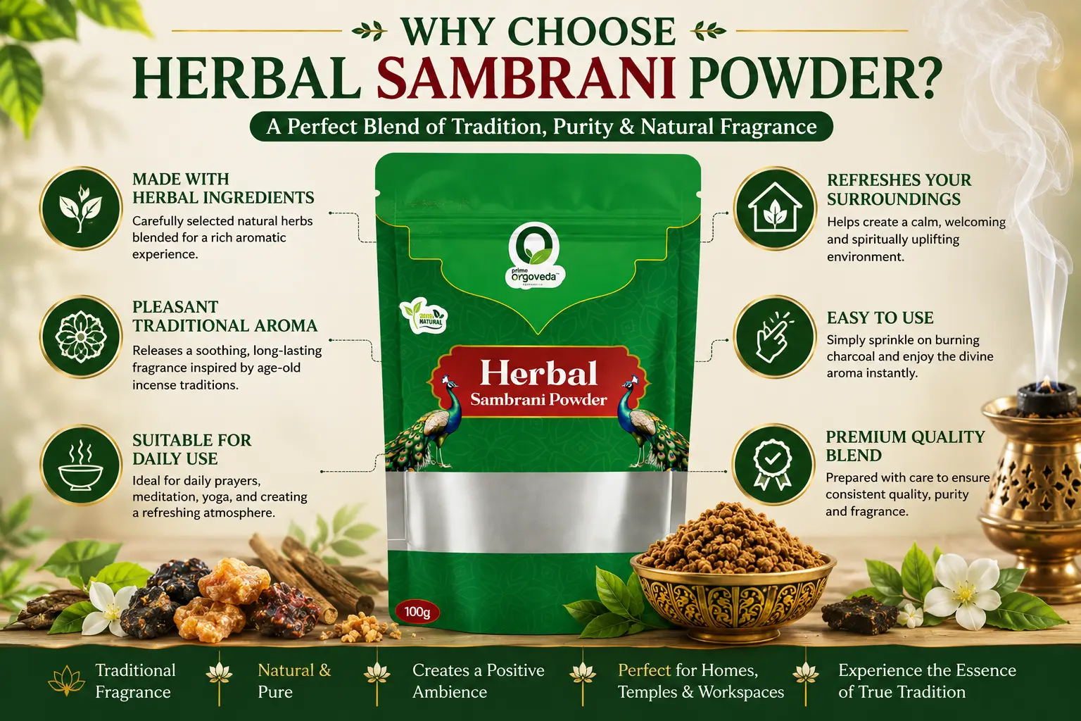 Herbal Sambrani Powder