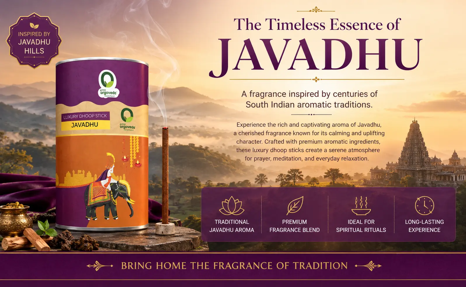 Javadhu Dhoop Sticks