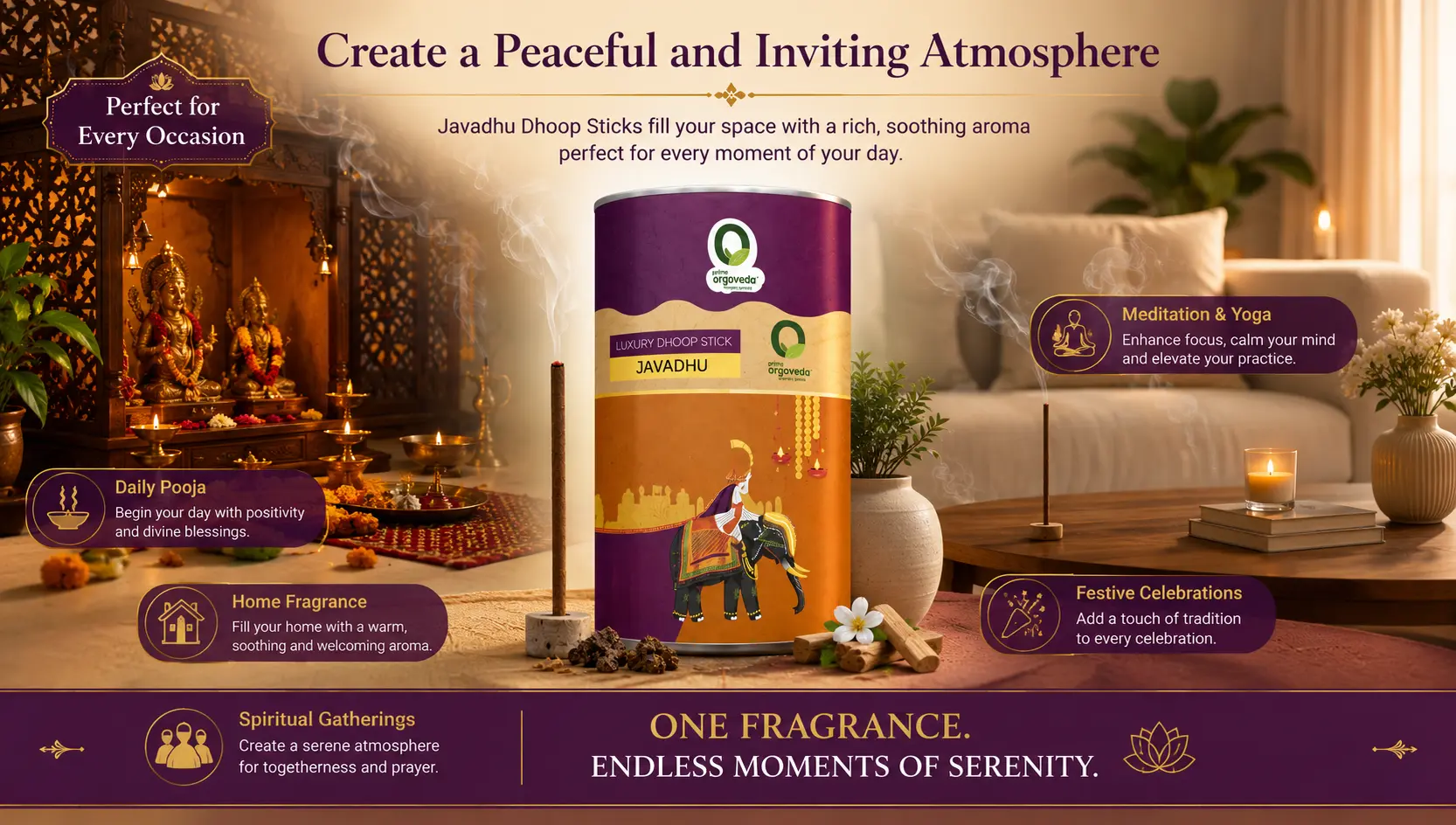 Javadhu Dhoop Sticks
