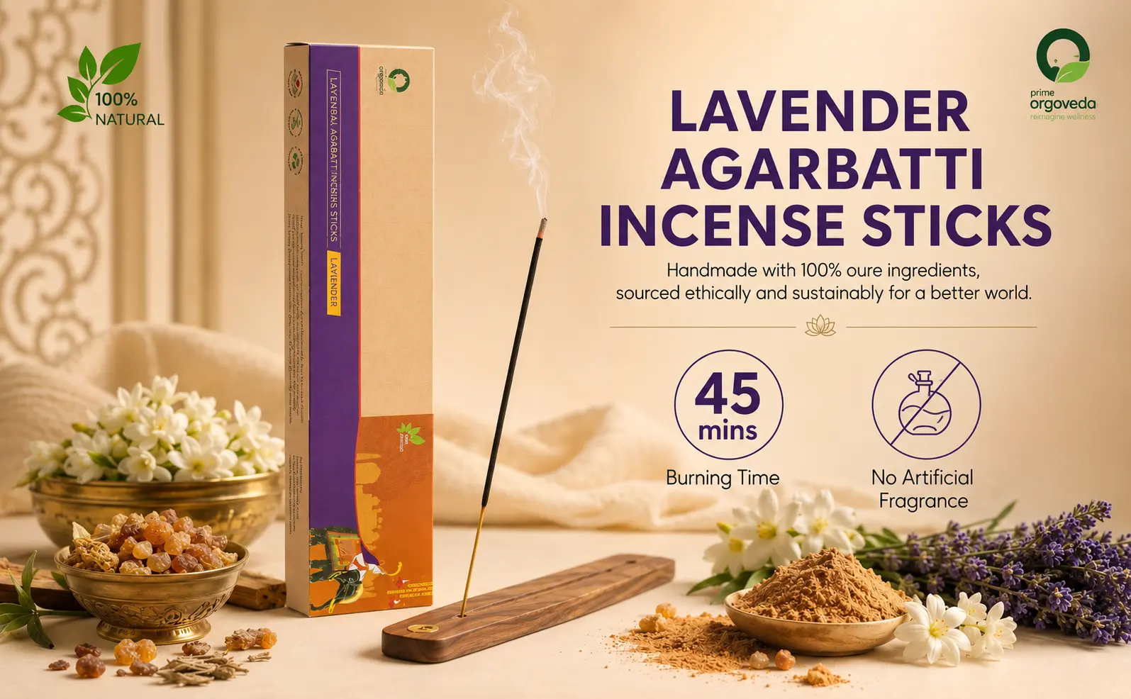 Lavender Agarbatti Incense Sticks