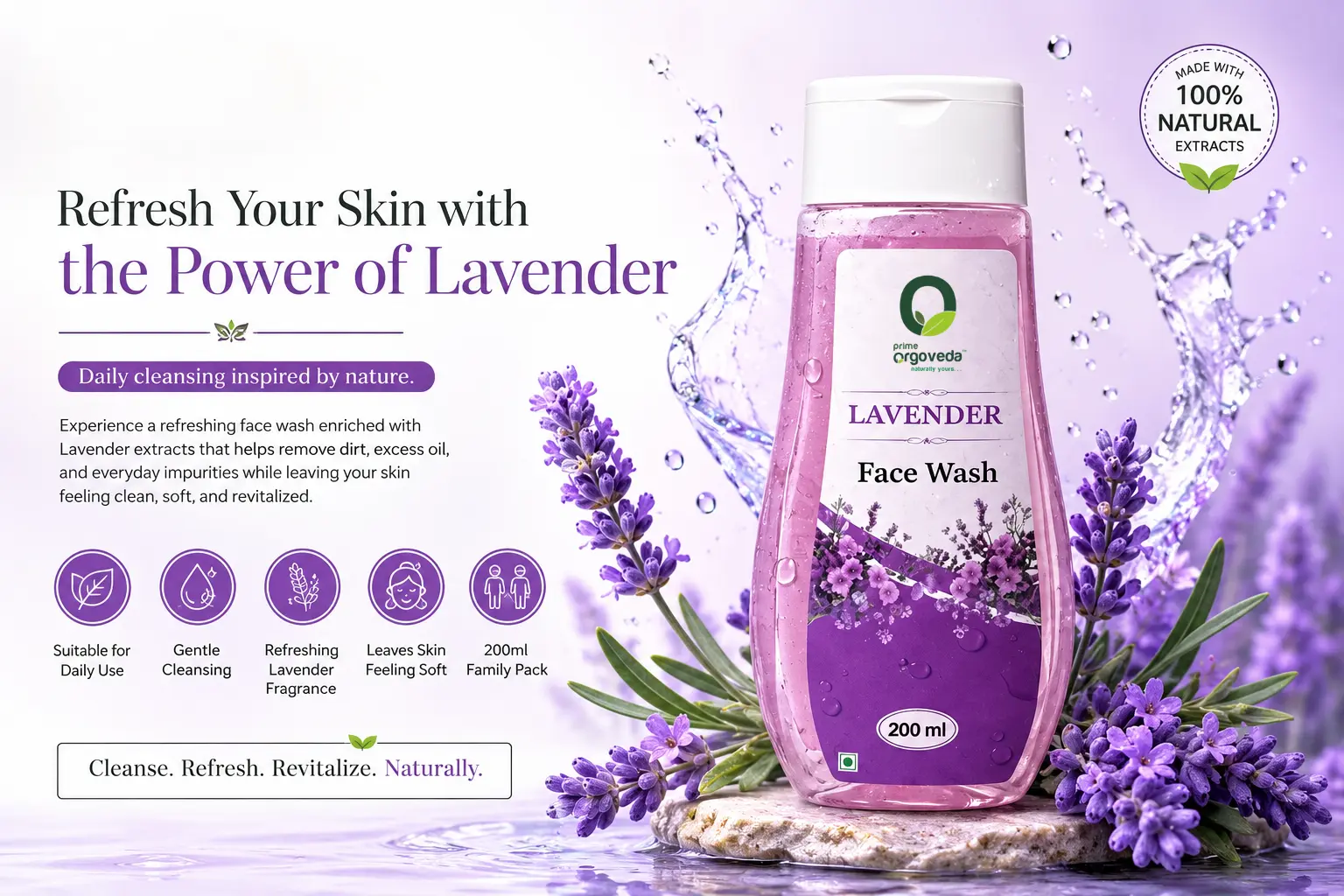 Lavender Facewash