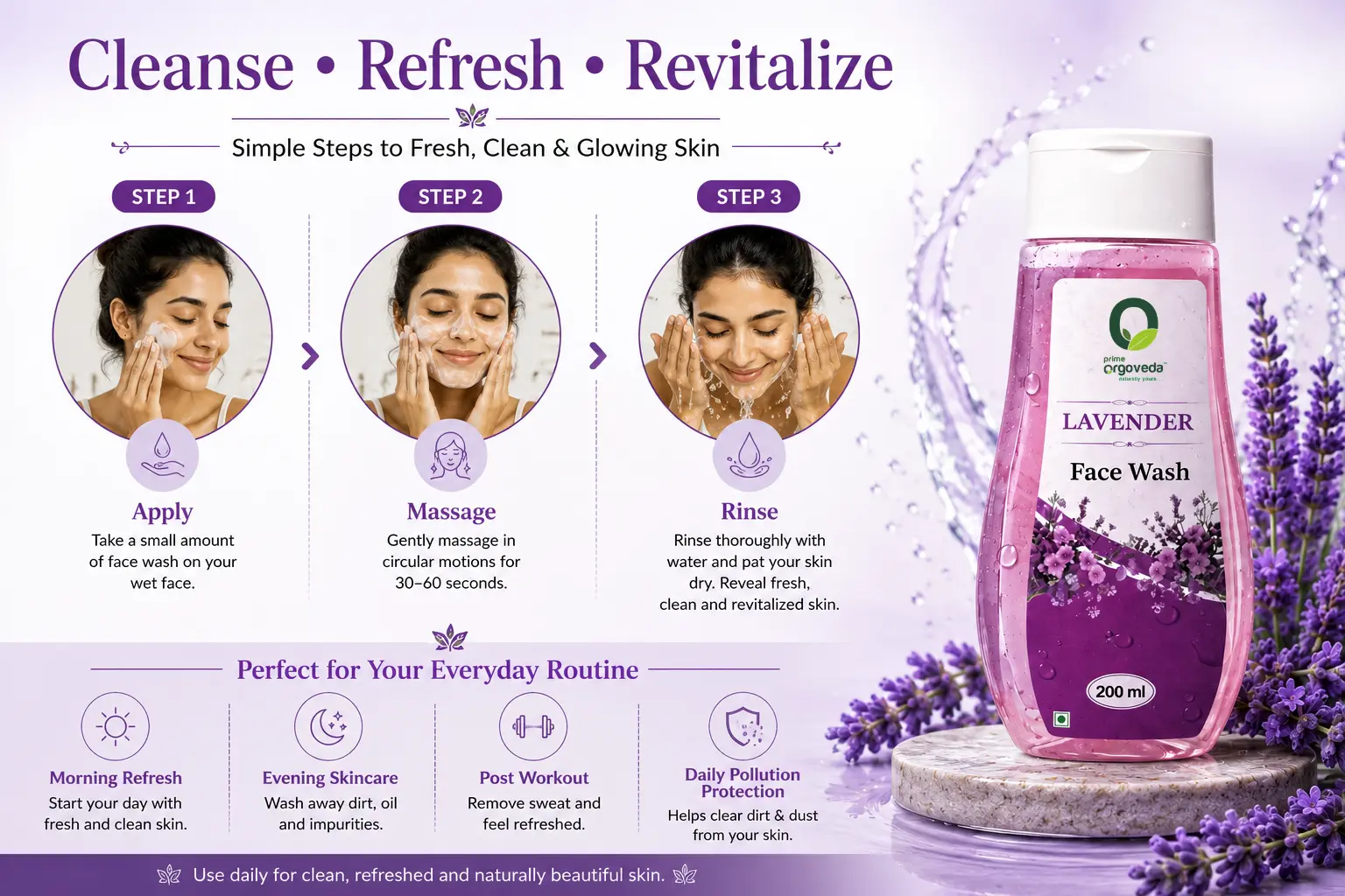 Lavender Facewash