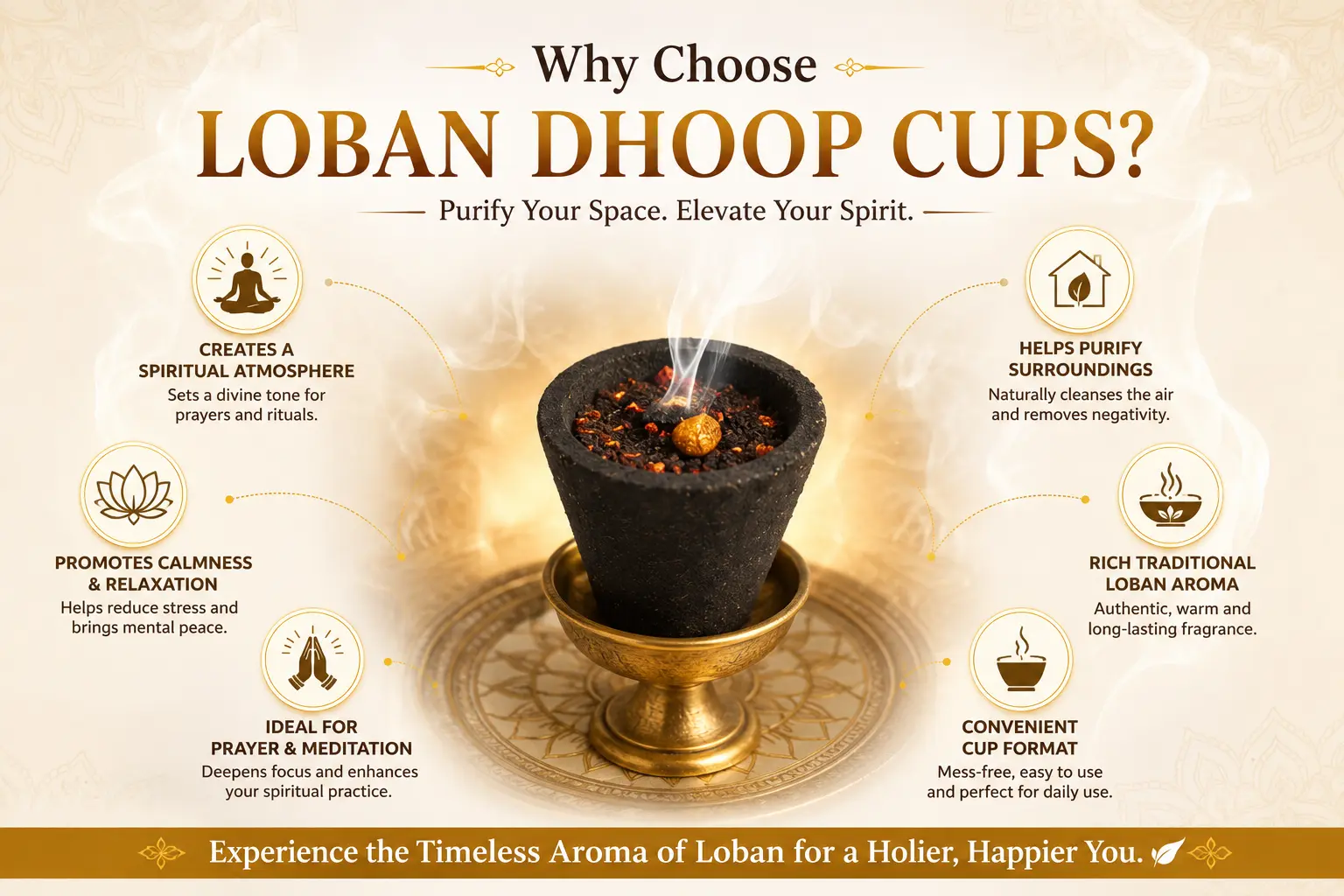 Loban Dhoop Cups