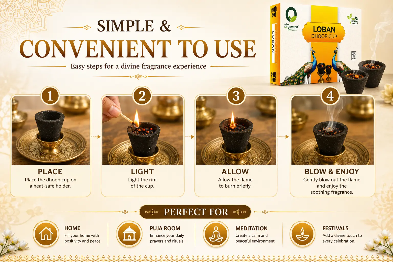 Loban Dhoop Cups