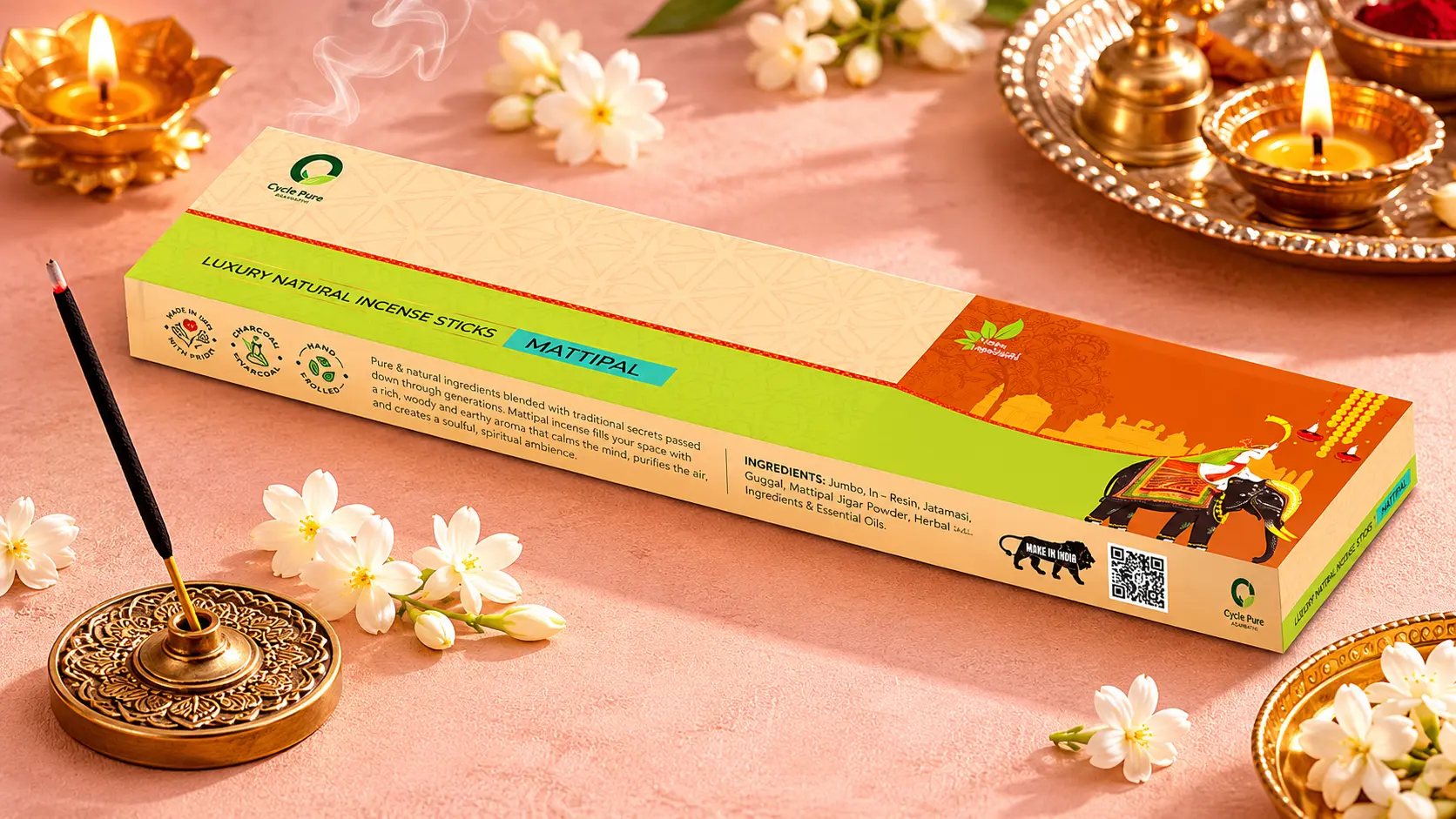 Mattipal Agarbatti Incense Sticks
