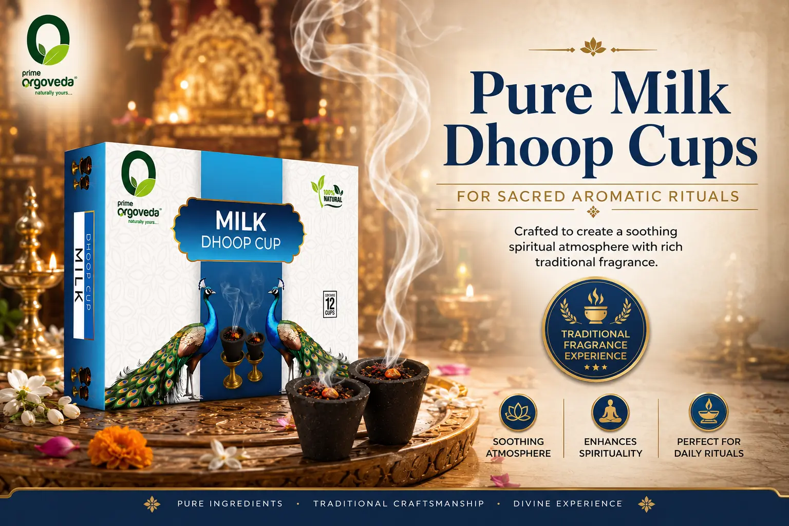 Milk Dhoop Cups