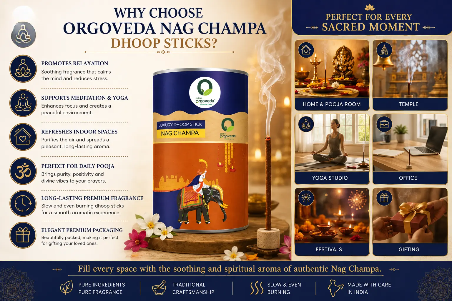 Nag Champa Dhoop Sticks