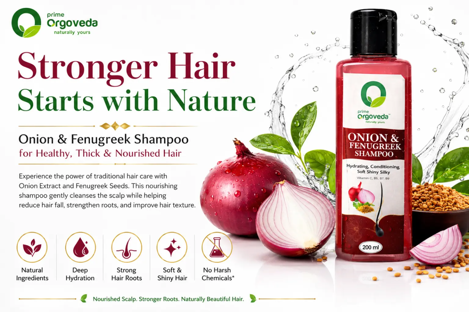 Onion and Methi Shampoo