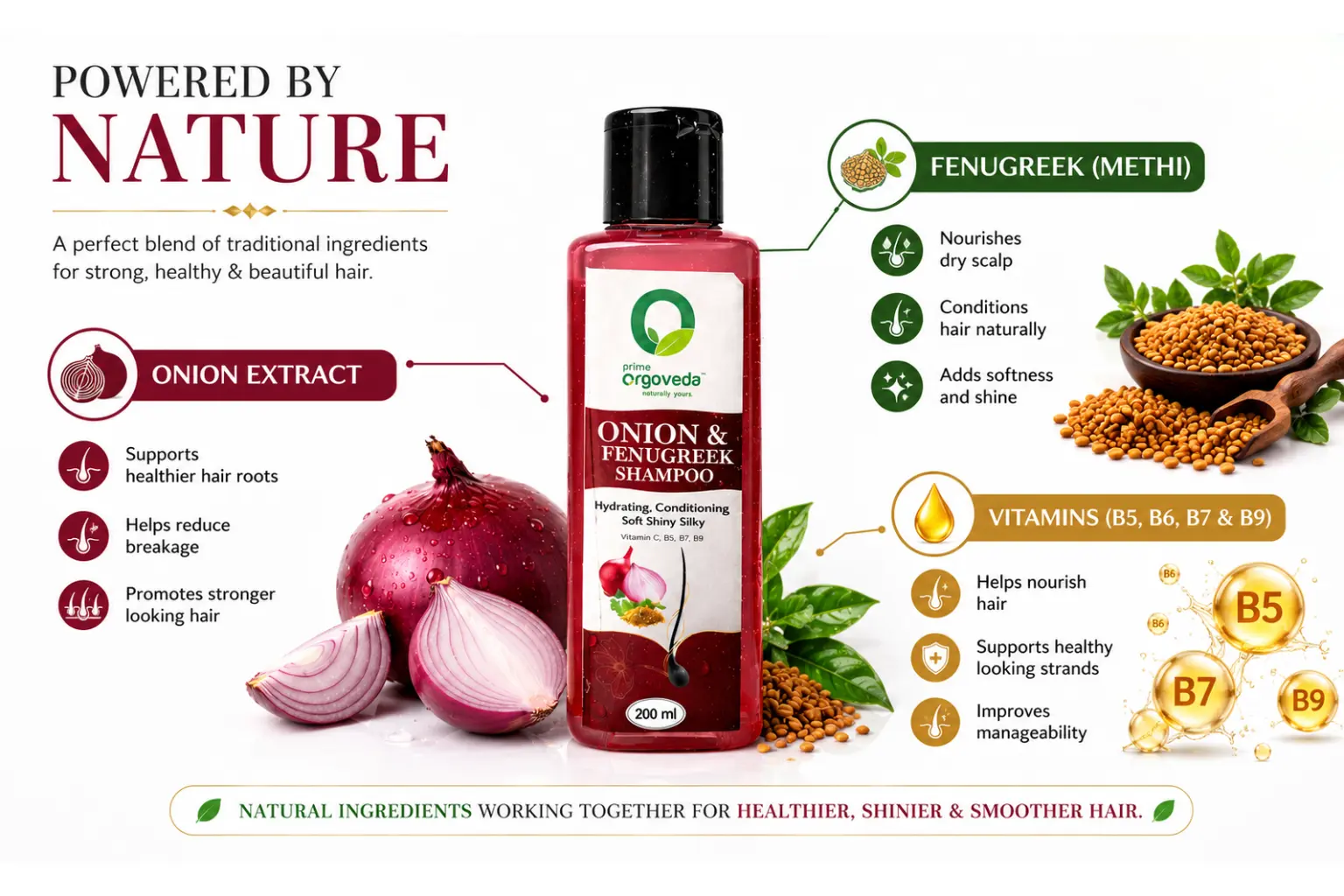 Onion and Methi Shampoo