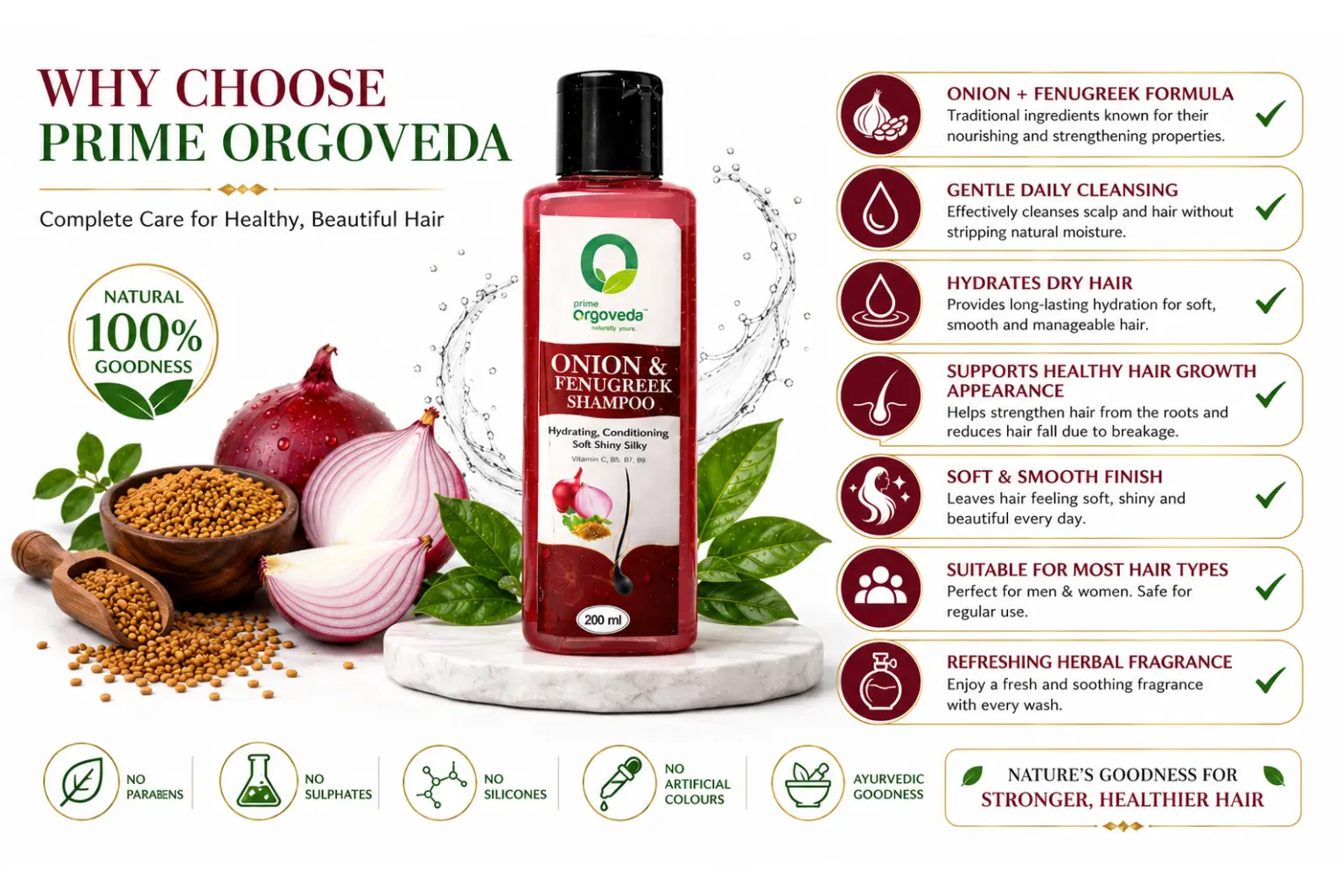 Onion and Methi Shampoo