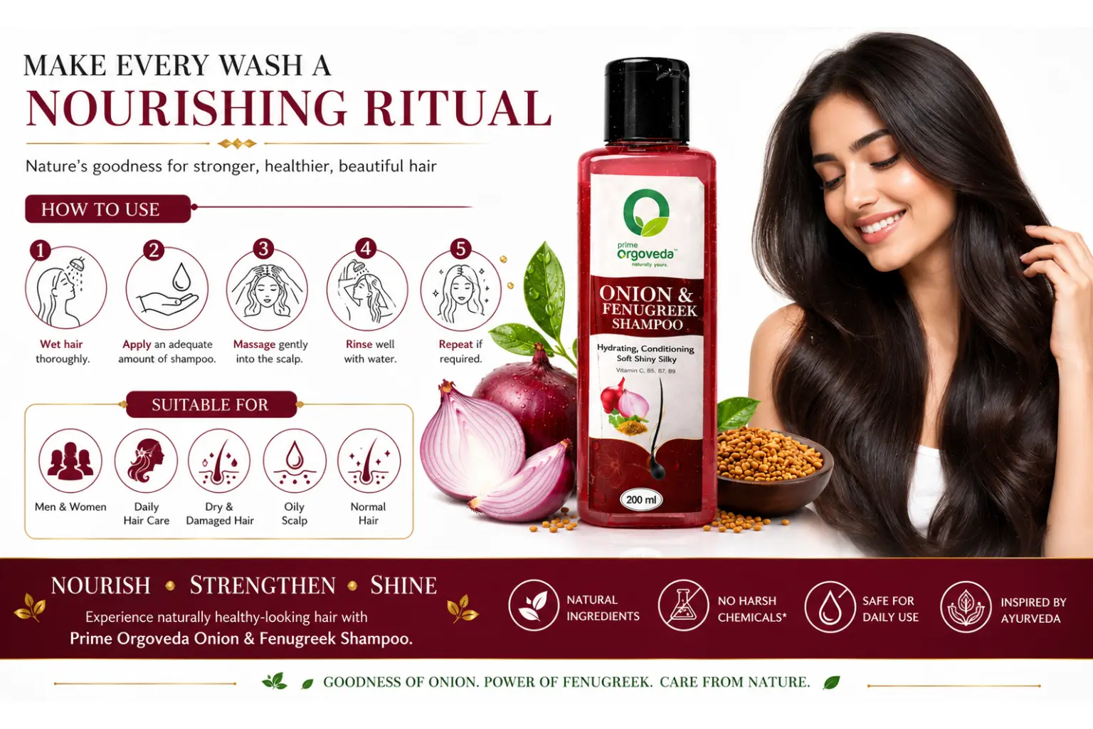 Onion and Methi Shampoo