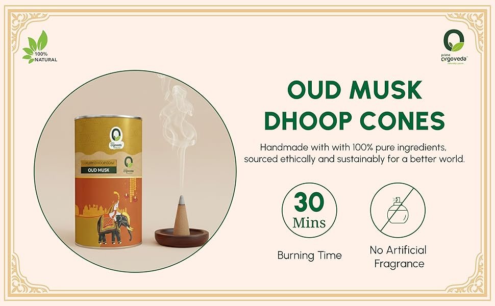 Oud Musk Dhoop Cones