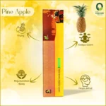 Orgoveda 100% Natural Luxury Fragrance Pineapple Incense Sticks – Pack of 50 sticks