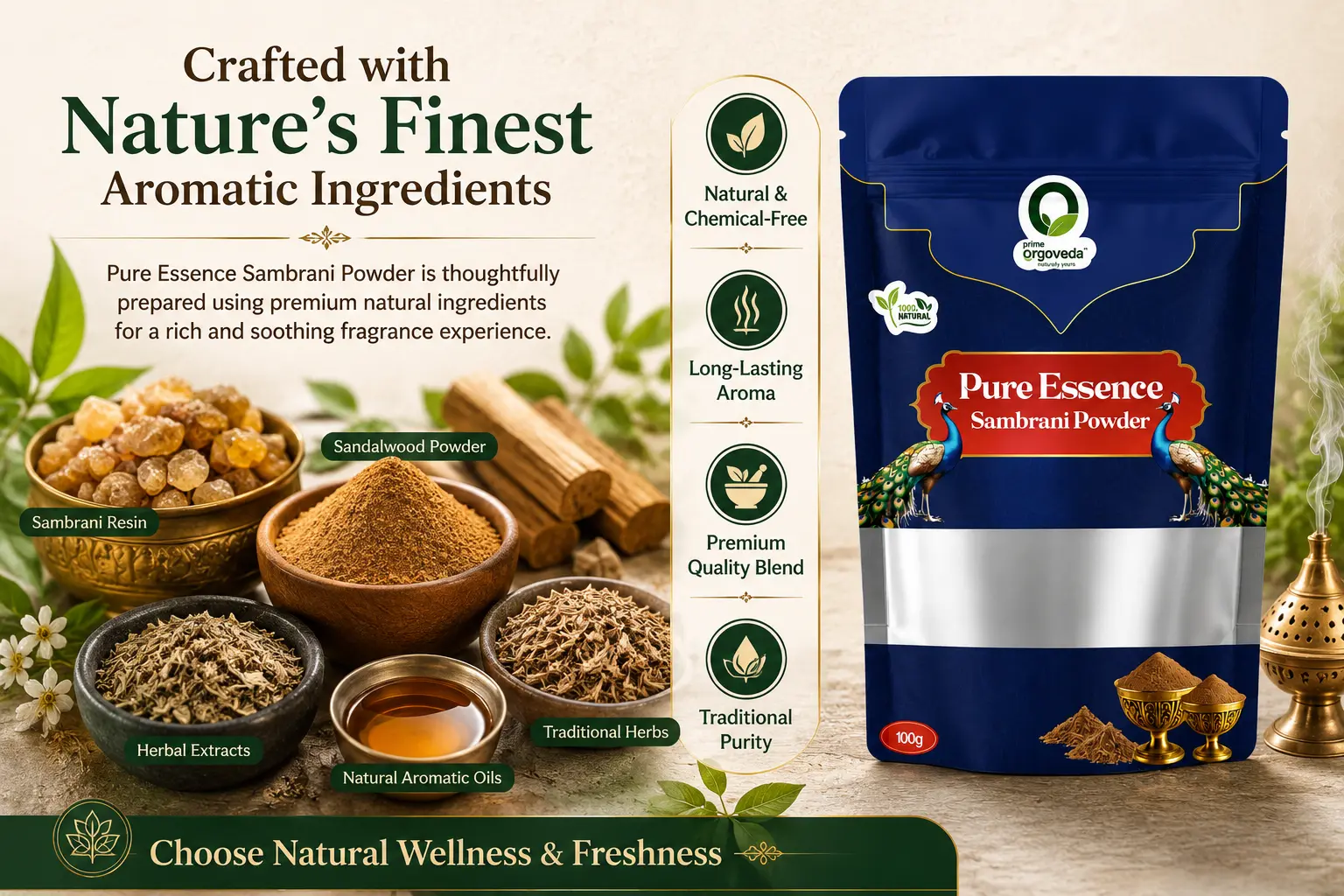 Pure Essence Sambrani Powder