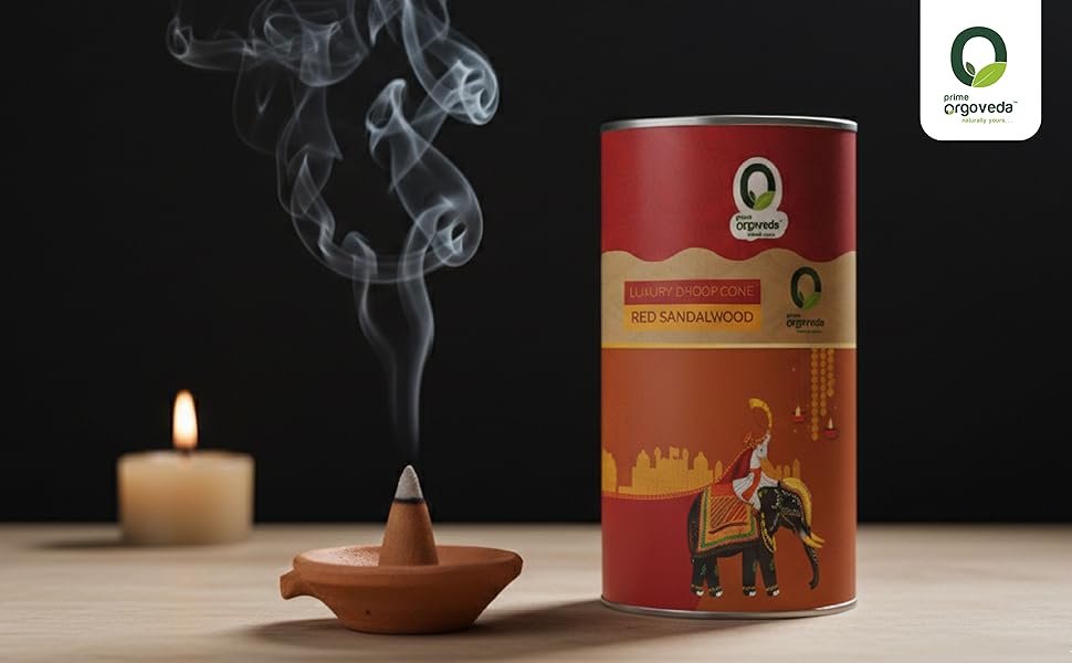 Red Sandalwood Dhoop Cones