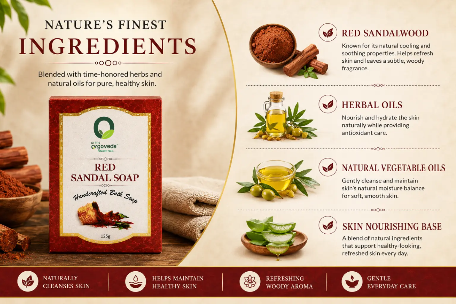 Red Sandalwood Soap