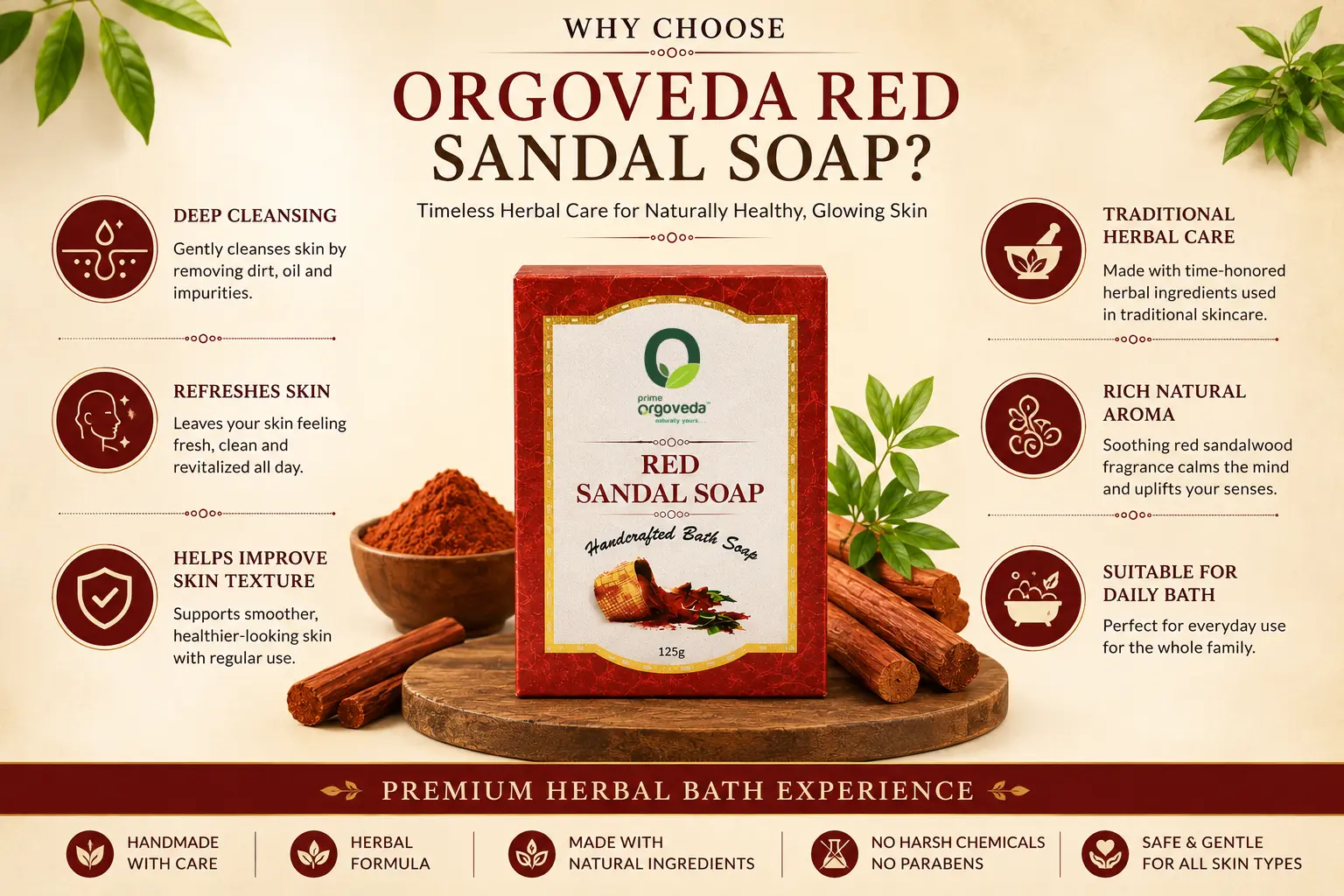 Red Sandalwood Soap