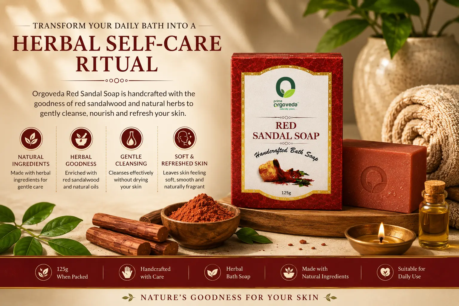 Red Sandalwood Soap