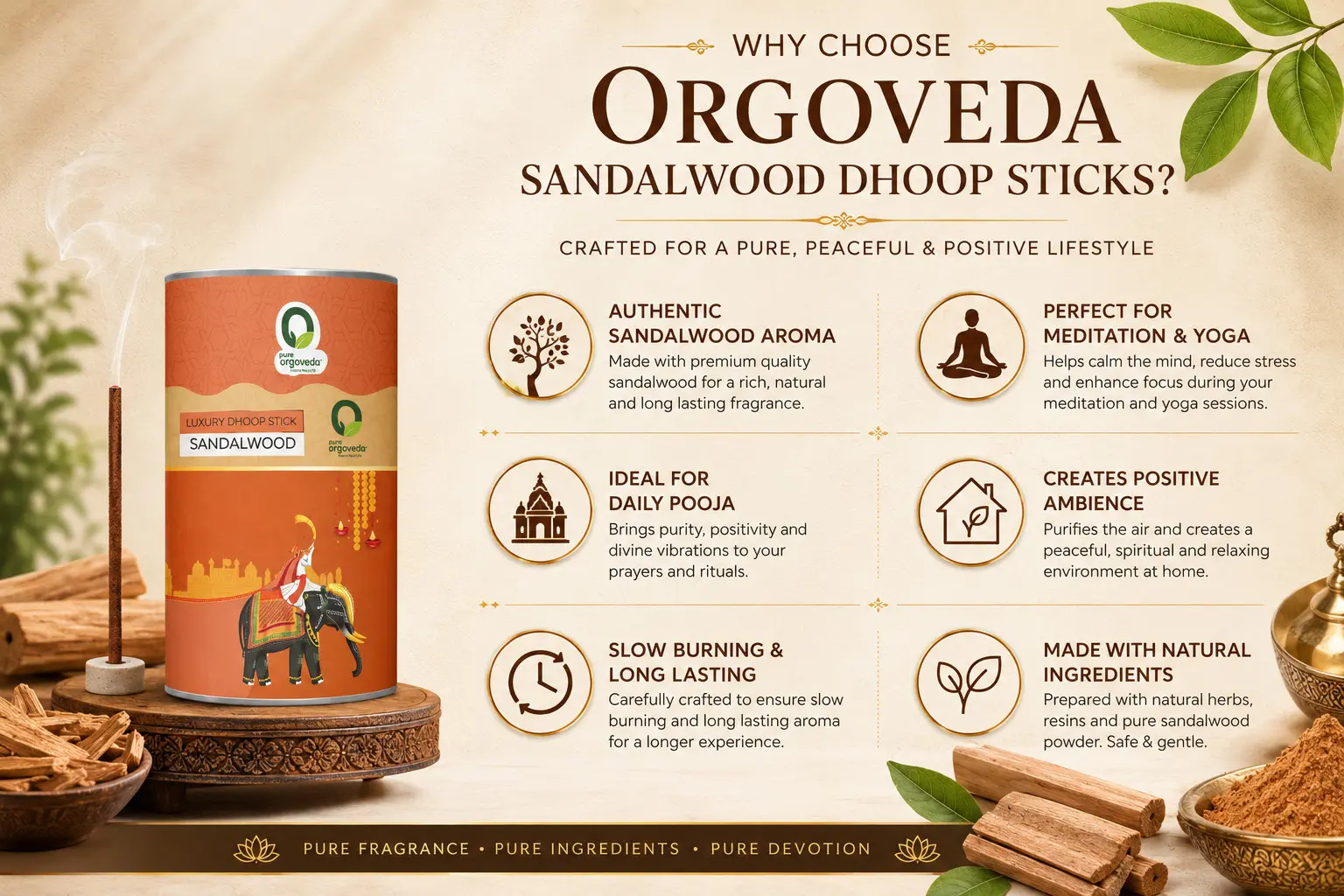 Sandalwood Dhoop Sticks