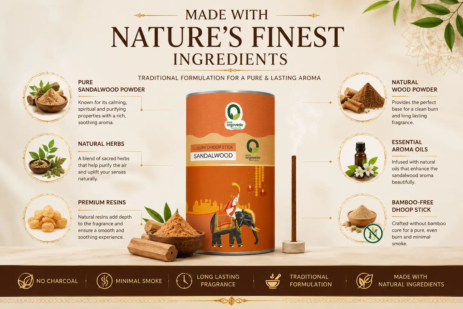 Sandalwood Dhoop Sticks