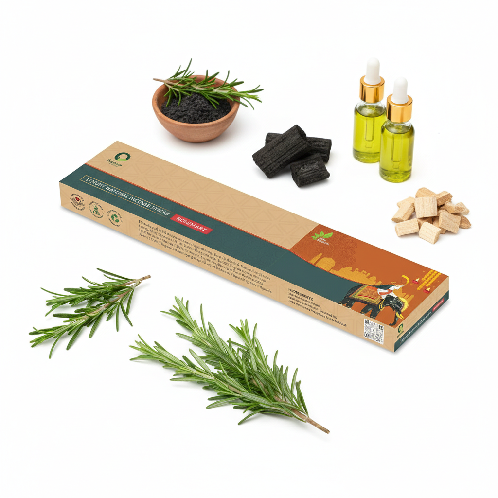 Rosemary Agarbatti Incense Sticks 1 Rosemary Agarbatti Incense Sticks - Image 1