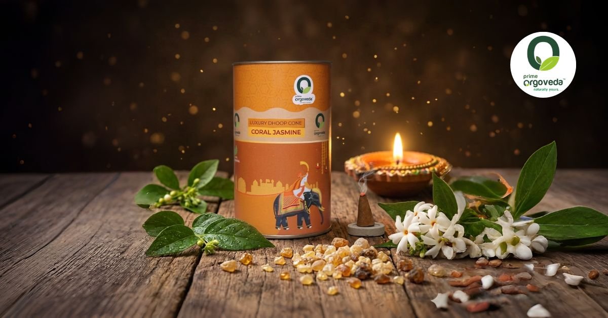 Coral Jasmine Dhoop Cones