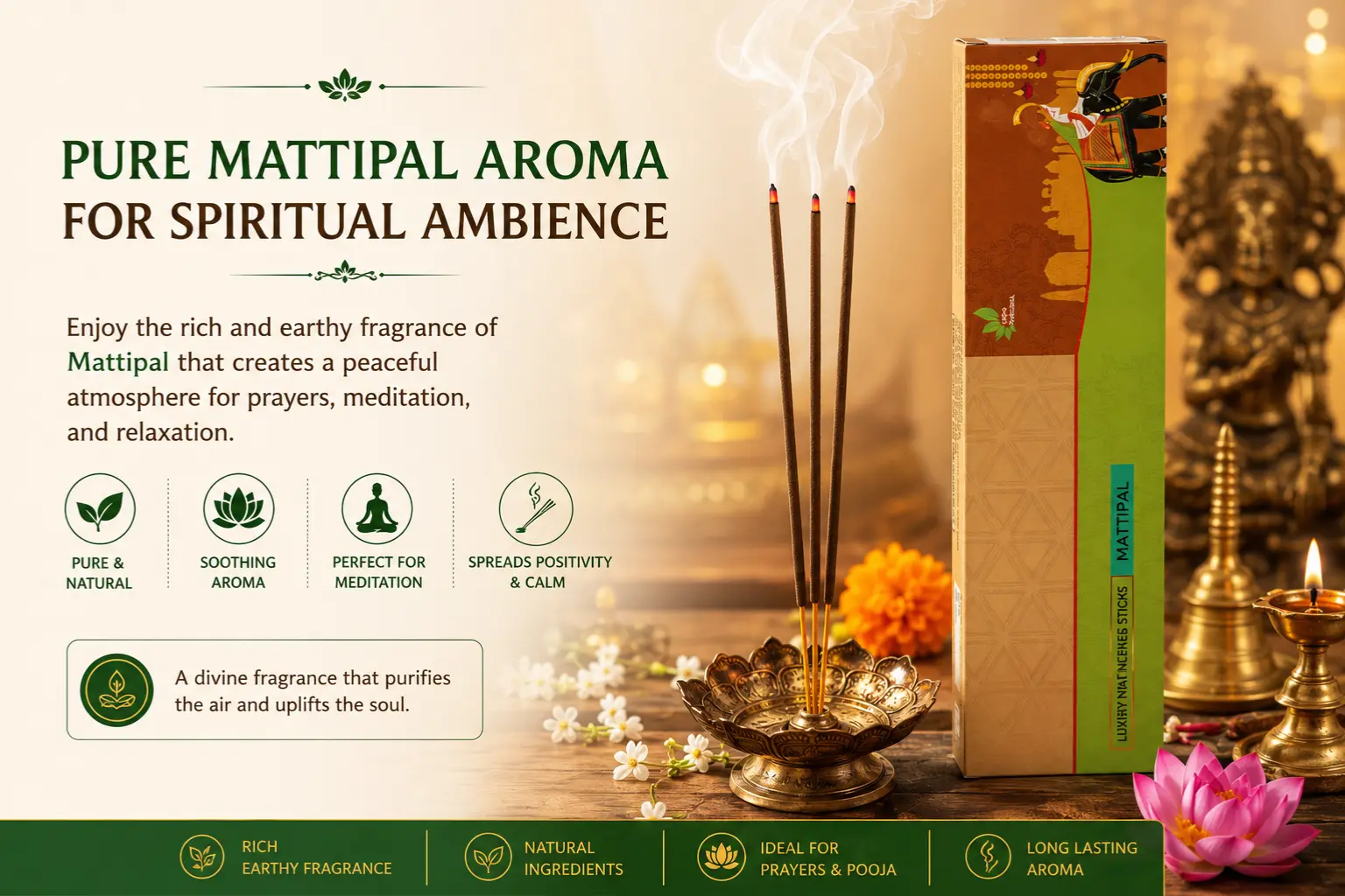 Mattipal Agarbatti Incense Sticks 