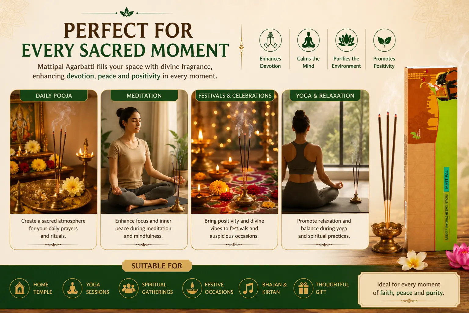 Mattipal Agarbatti Incense Sticks 