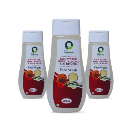 Rice Water, Rose, Almond and Aloe Vera Facewash