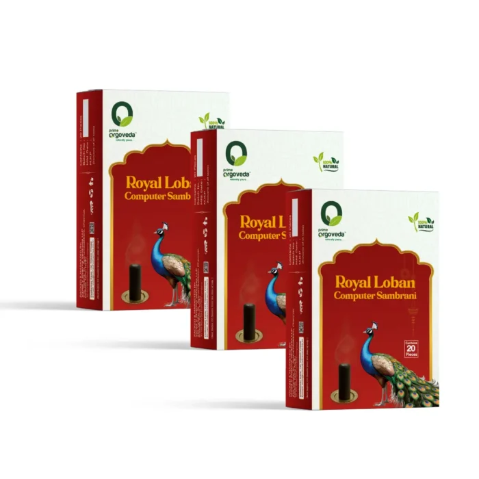 Royal Loban Computer Sambrani (Buy 4 Get 1 Free) - Orgoveda