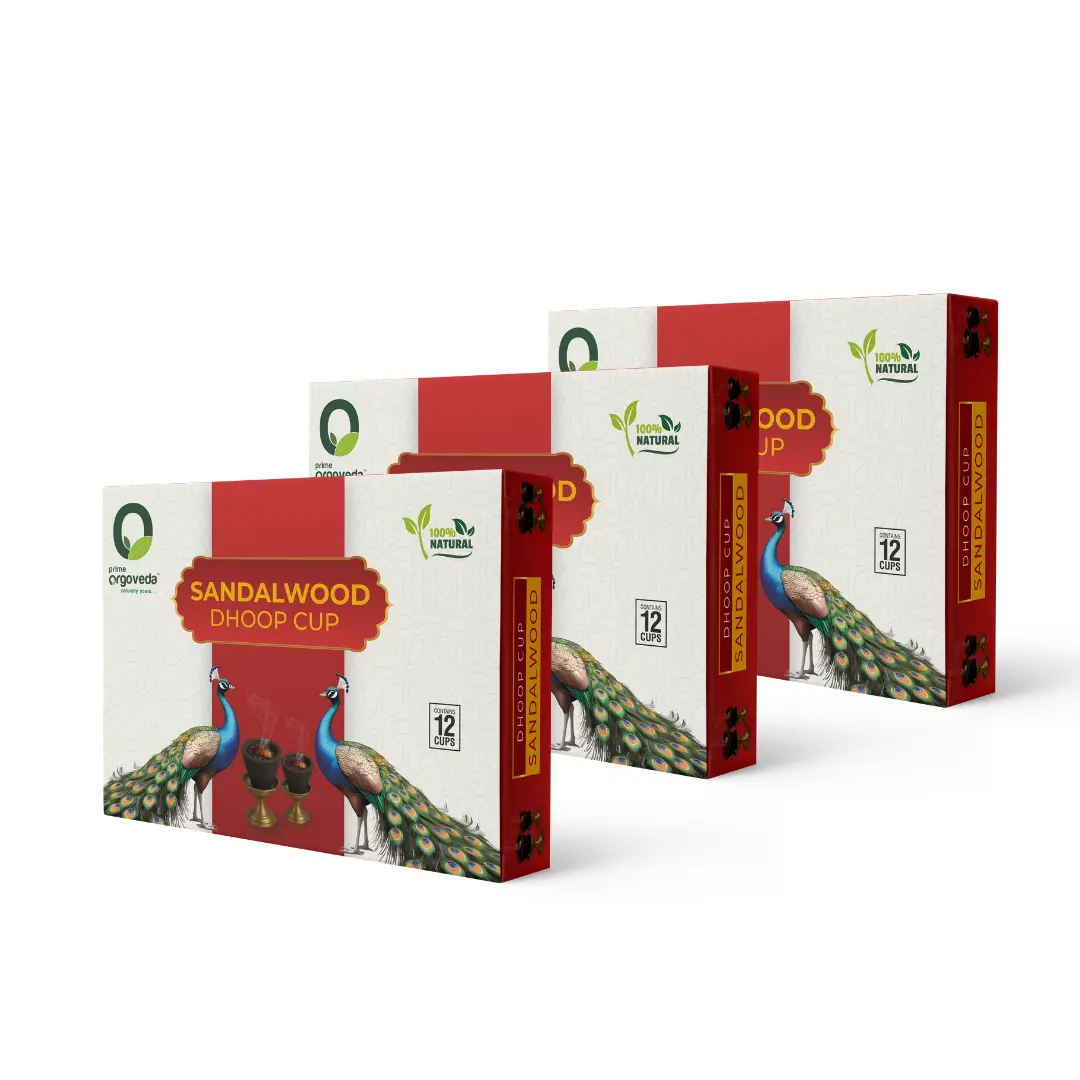 Sandalwood Dhoop Cups Sandalwood Dhoop Cups