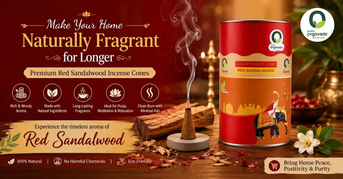 Red Sandalwood Incense Cones