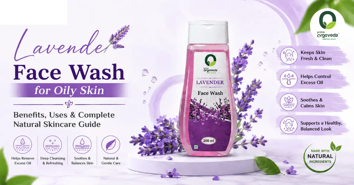 Lavender Face Wash for Oily Skin