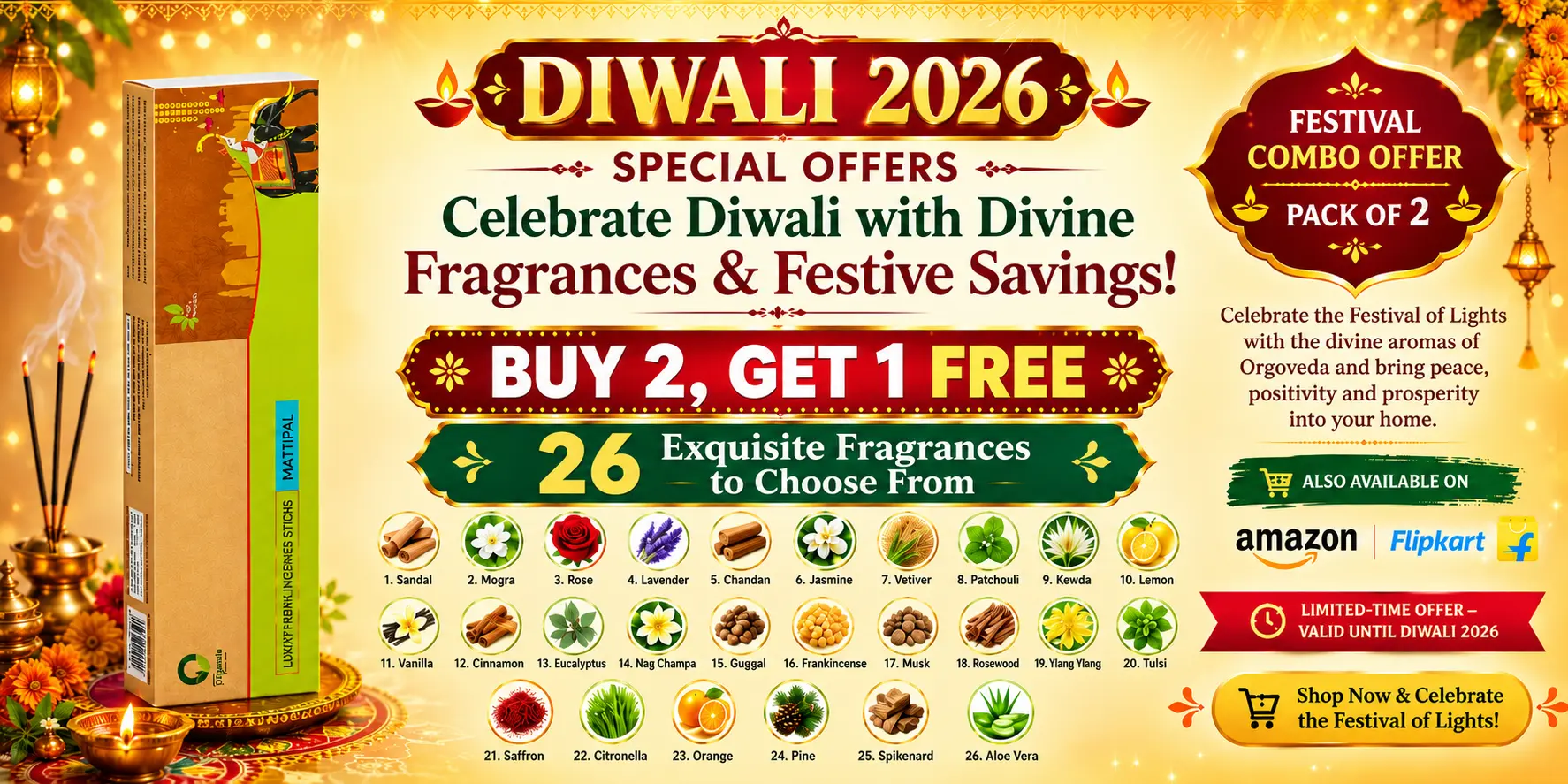 Diwali 2026 Agarbatti