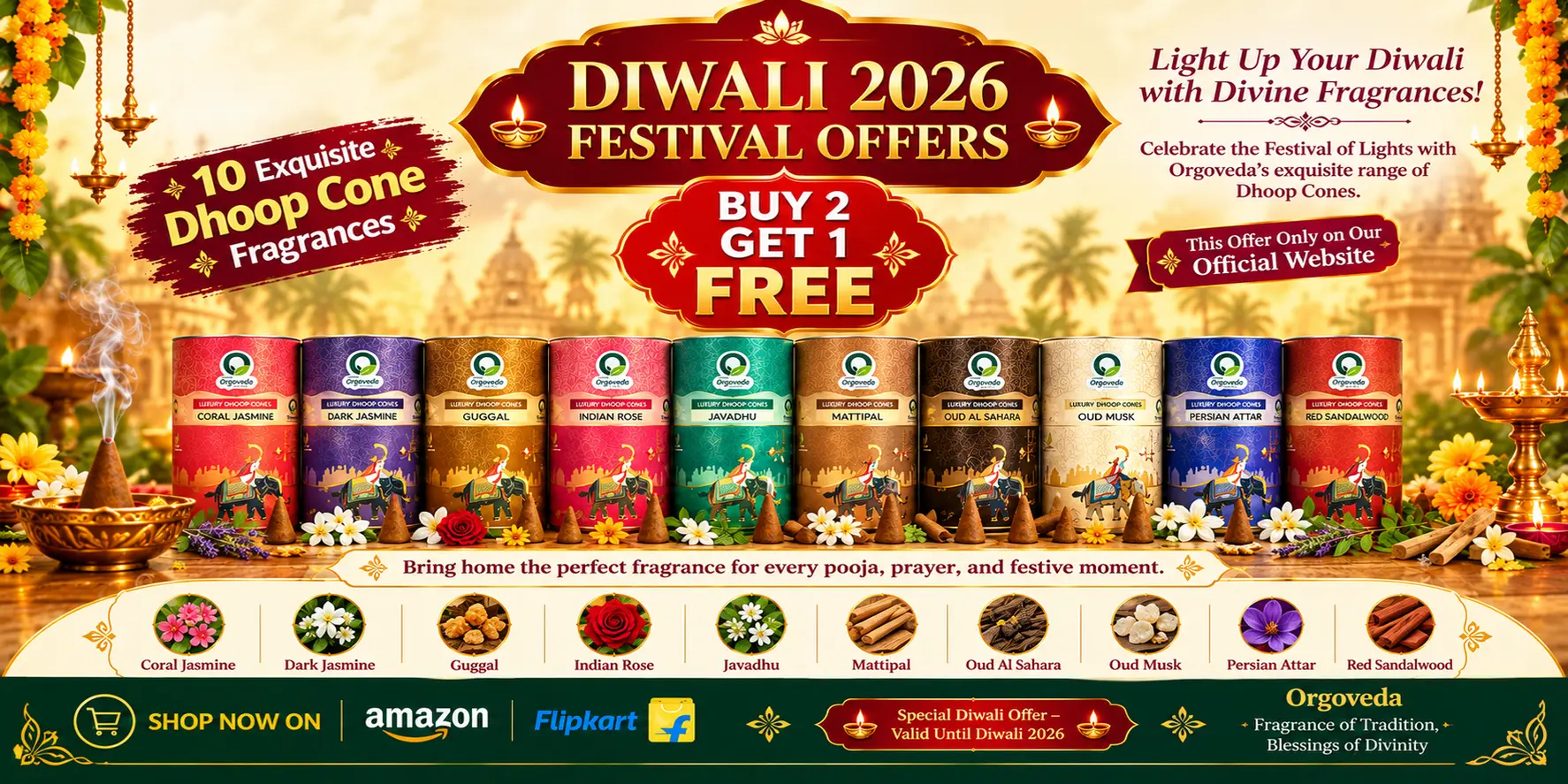 Diwali Festival Offers - Dhoop Cones